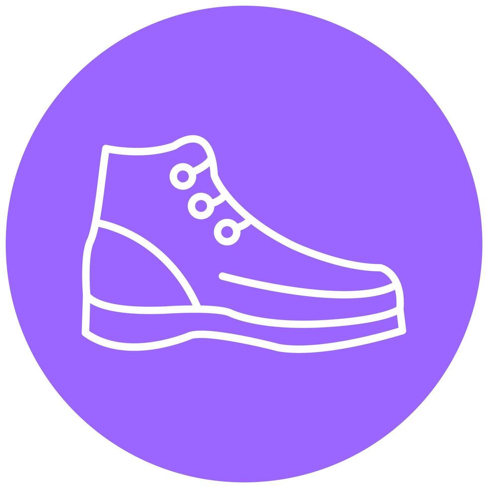 wandelaar laarzen icoon stijl vector