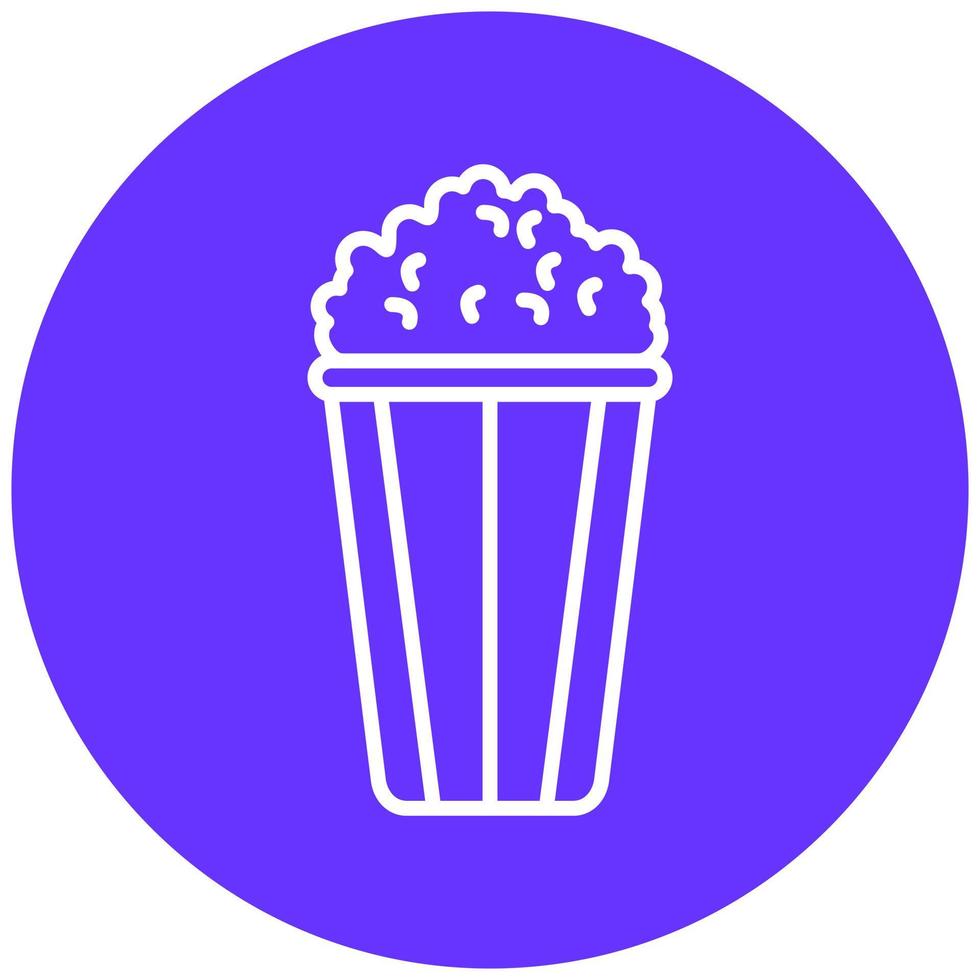 popcorn vector icoon stijl