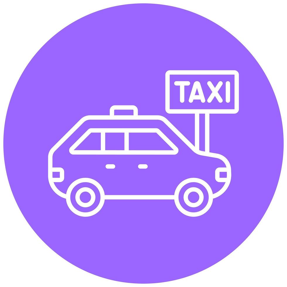 taxi hou op vector icoon stijl