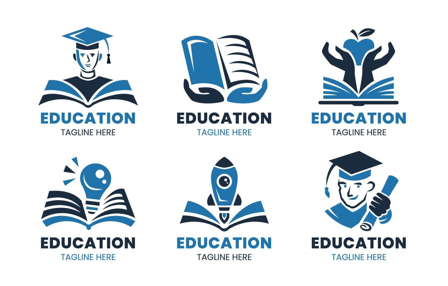 gemakkelijk onderwijs logo vector