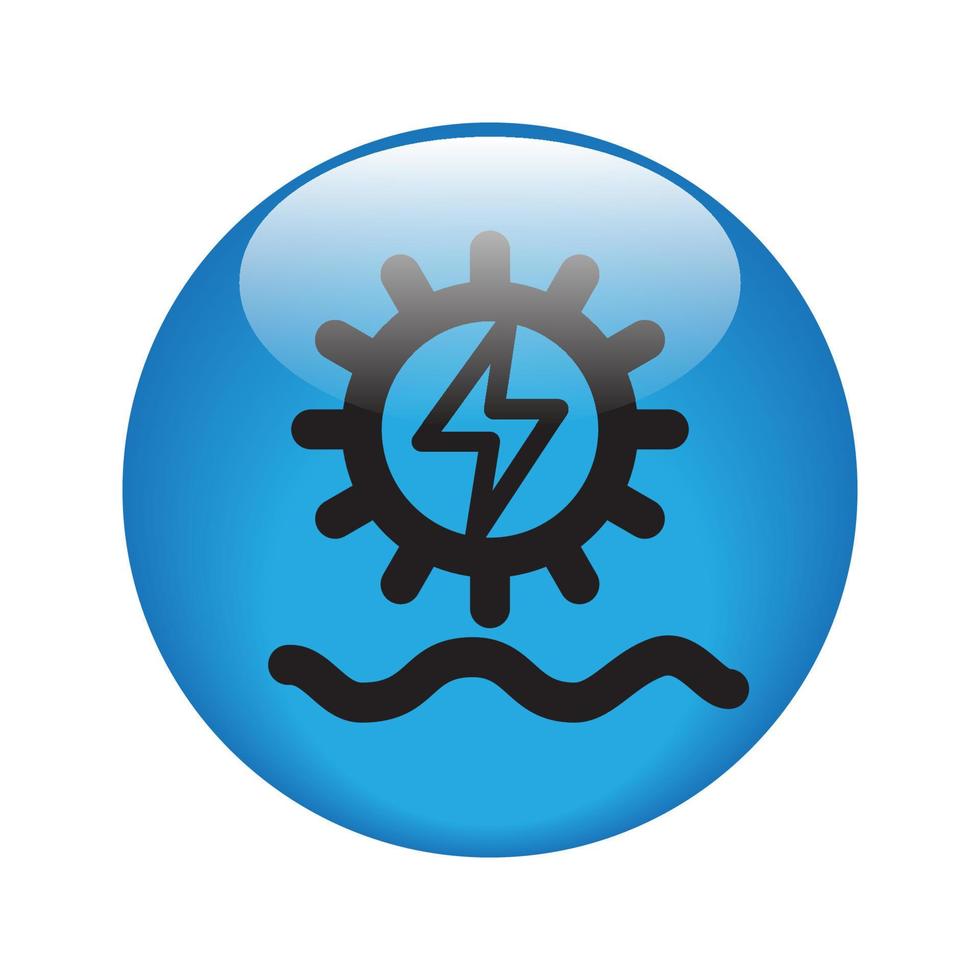 illustratie vector grafisch van water energie icoon