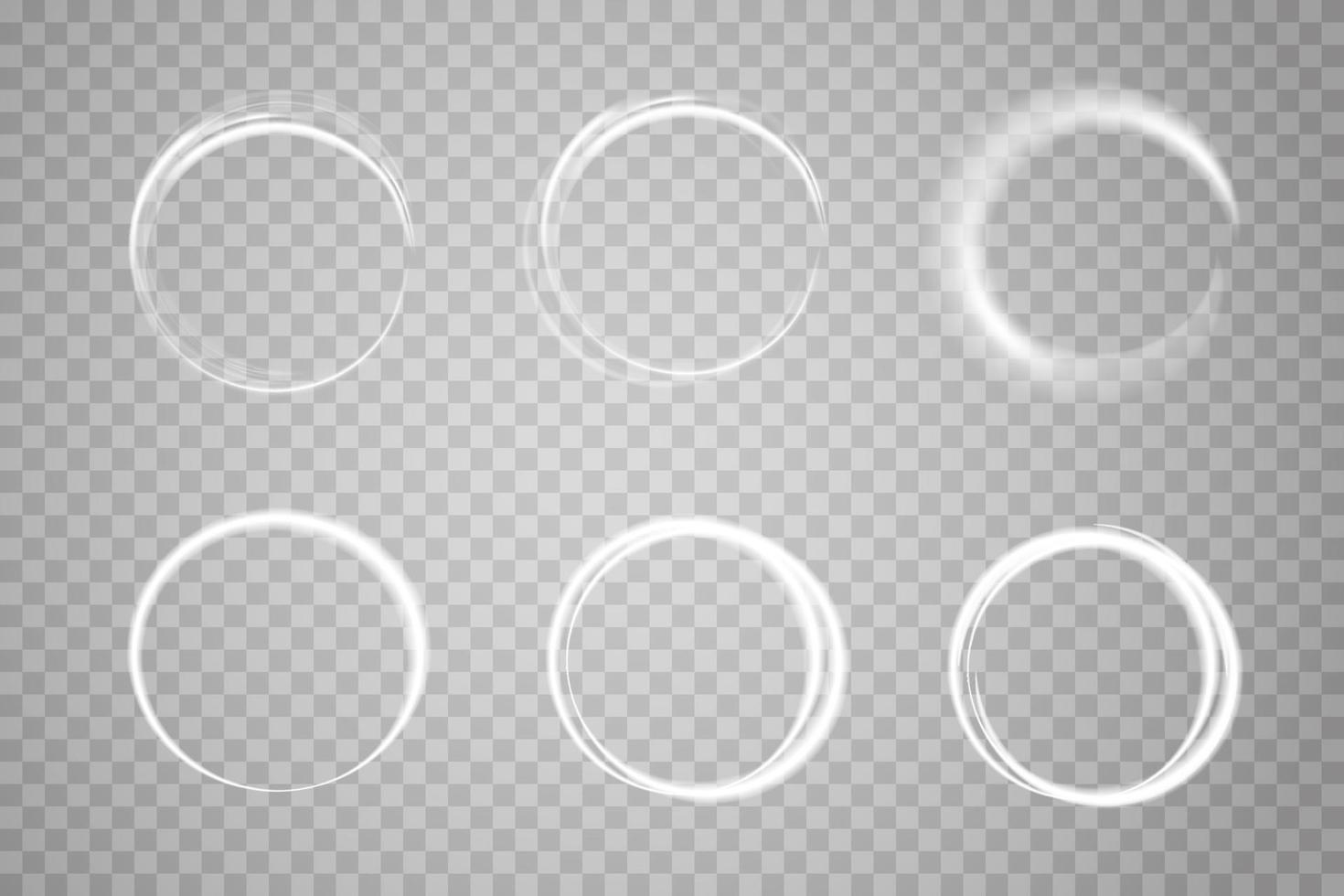 abstract licht cirkels. vector