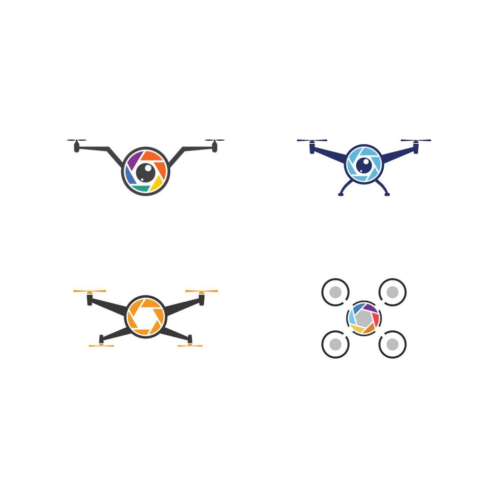 drone logo vector pictogram