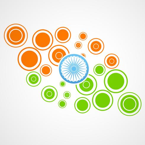 Indisch vlagontwerp vector