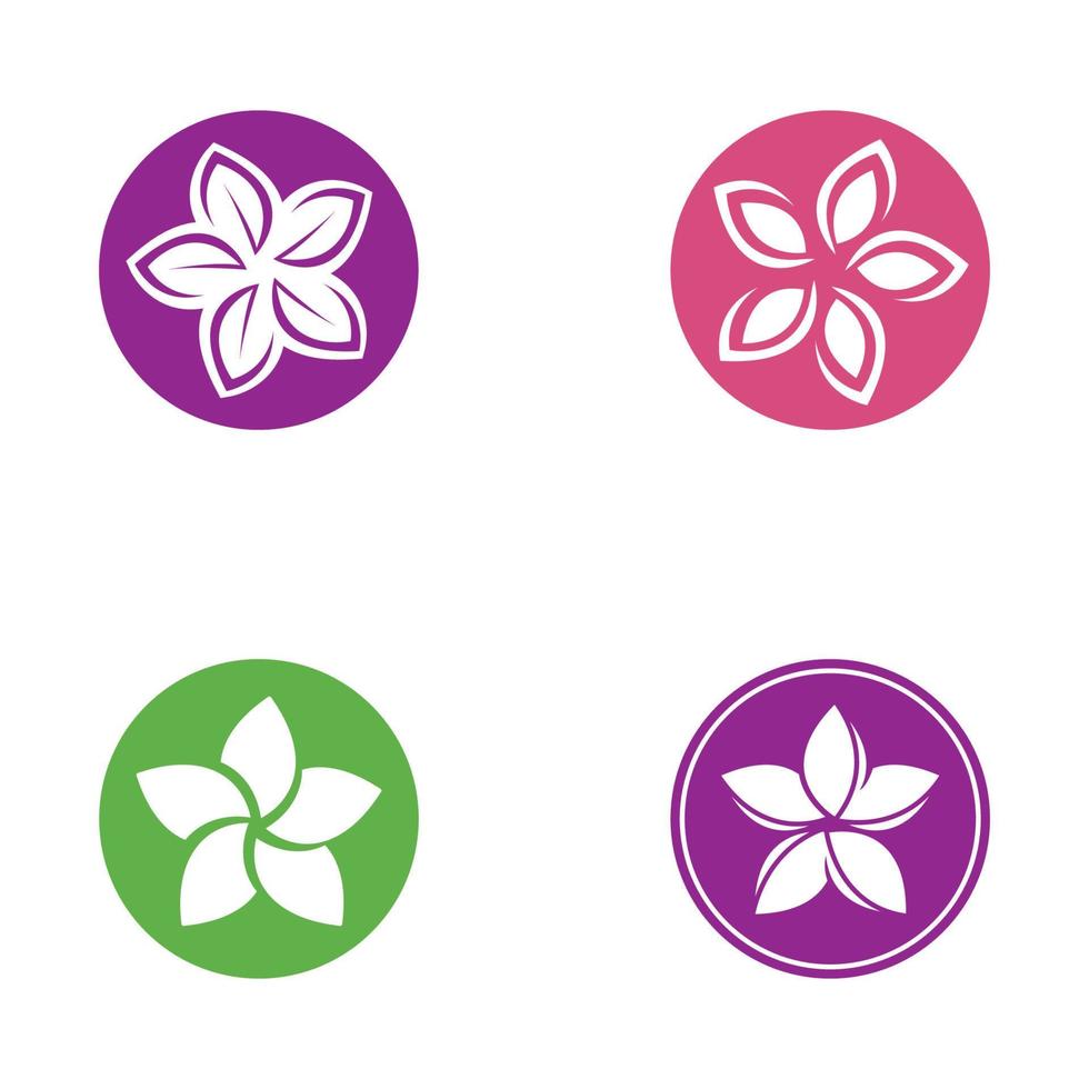 schoonheid icoon bloemen ontwerp illustratie vector