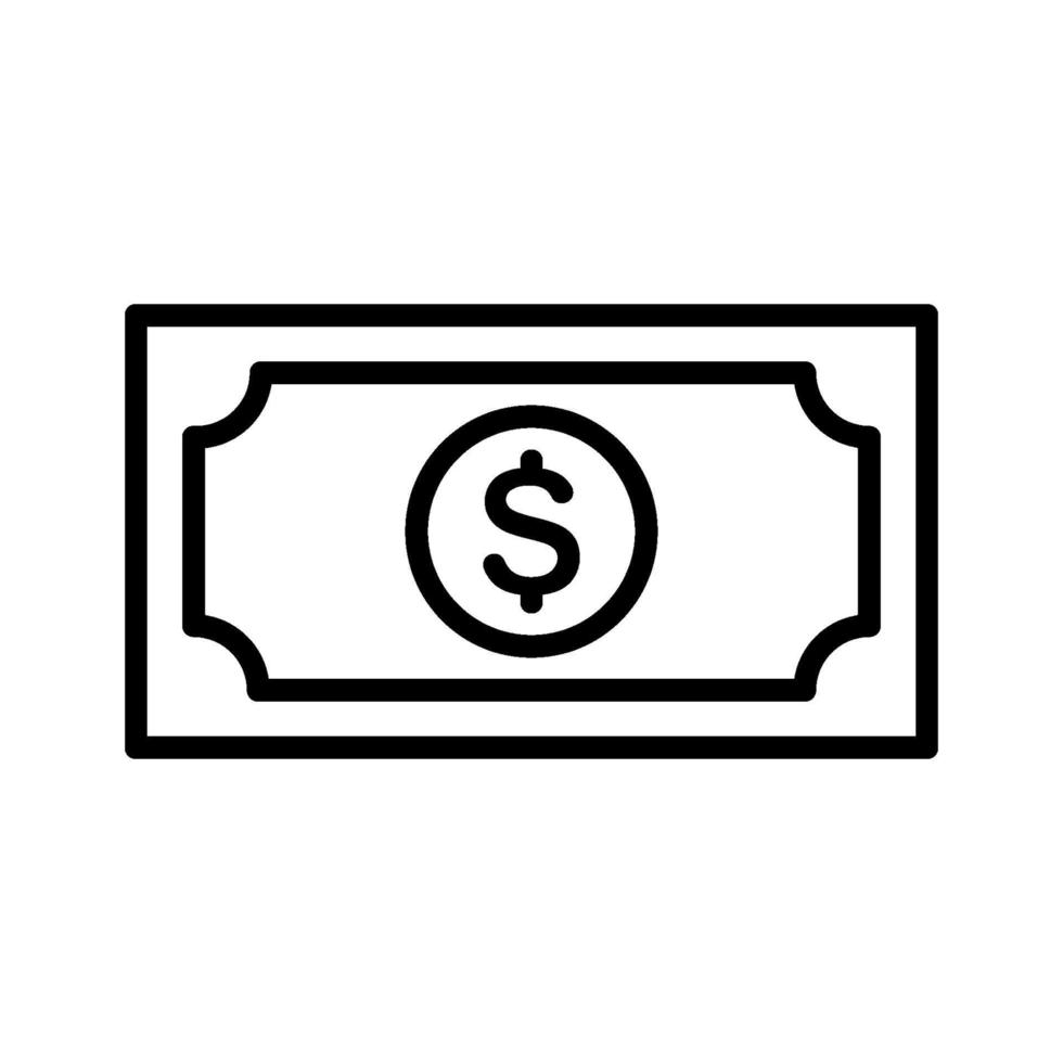 dollar valuta pictogram vector