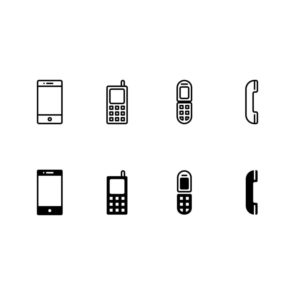 cel telefoons icoon vector