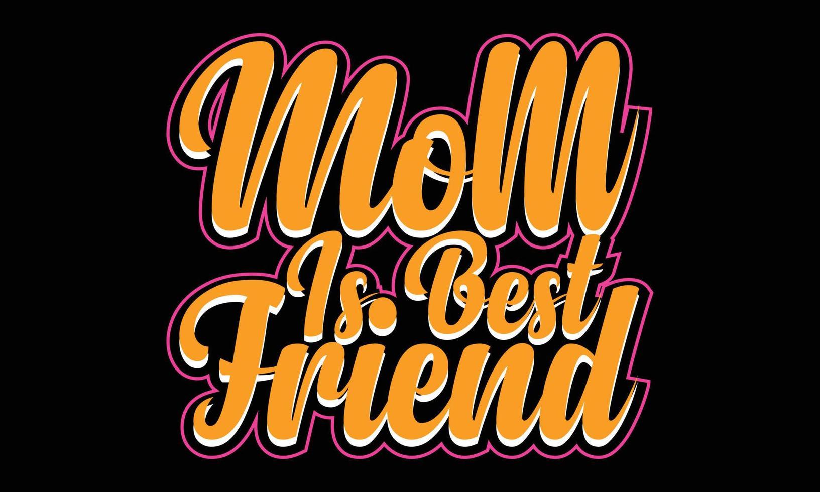 gelukkig moeders dag, meisjes mama, retro golvend SVG t-shirt ontwerp. vector