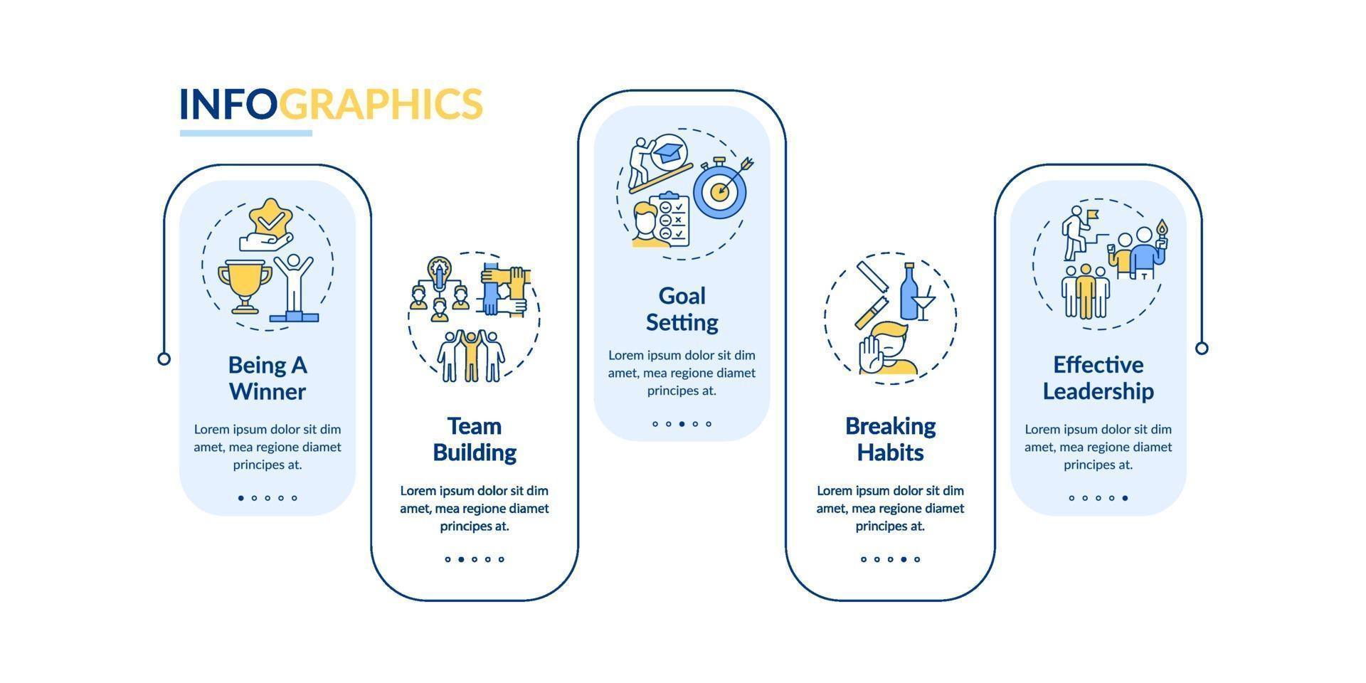 mentoring vector infographic sjabloon