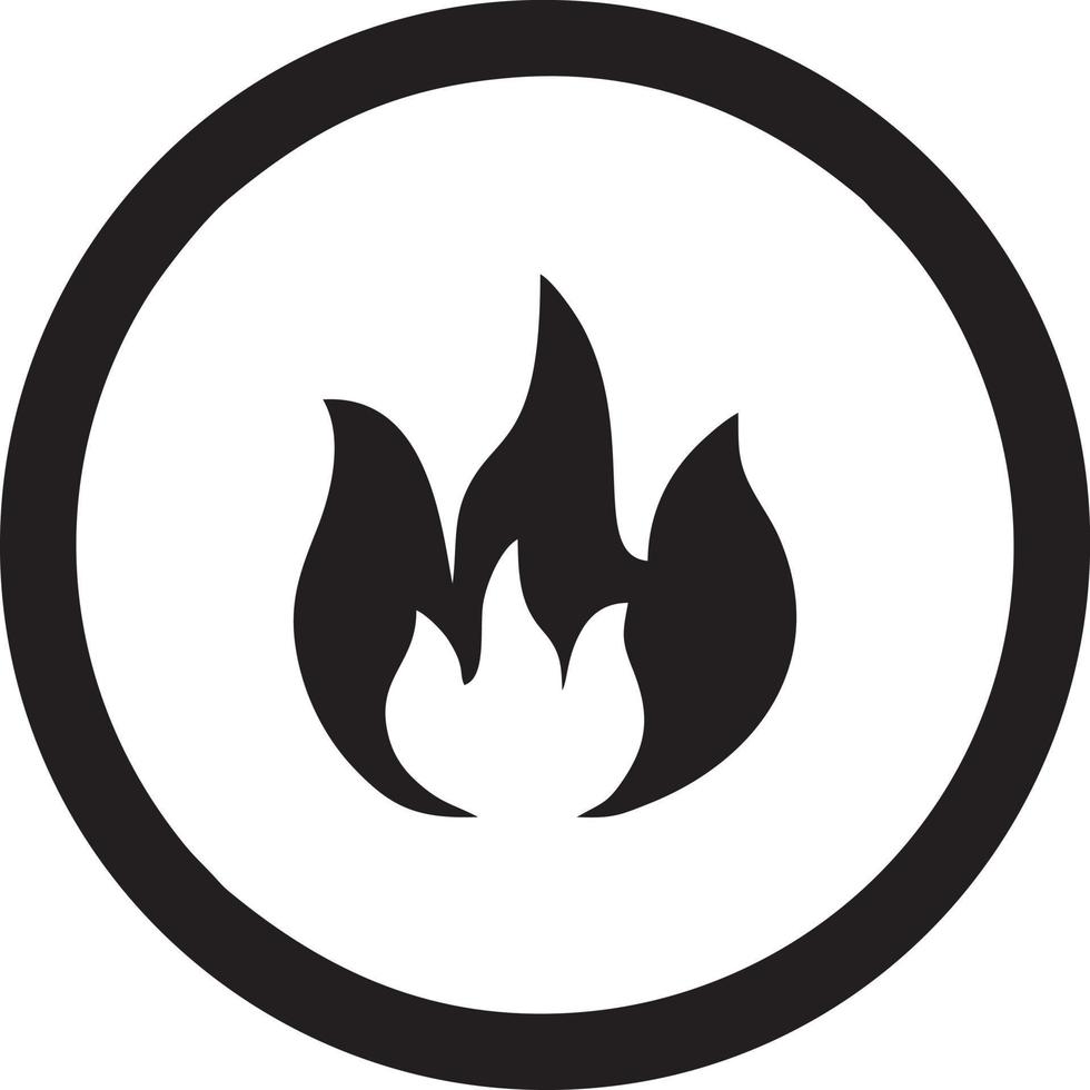 brand heet icoon symbool beeld vector. illustratie van de Gevaar brand brandwond beeld ontwerp. eps 10 vector