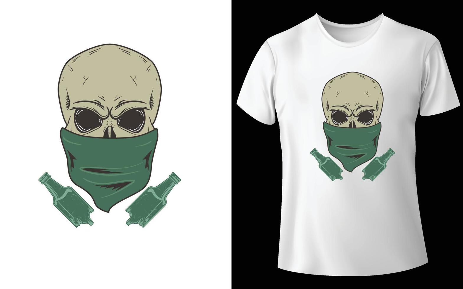 het beste vector maffia schedel t overhemd ontwerp