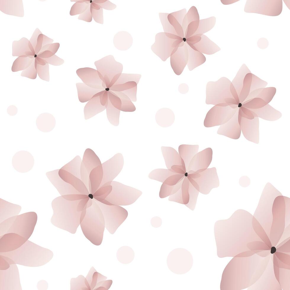 romantisch en delicaat bloemen in pastel tinten vector