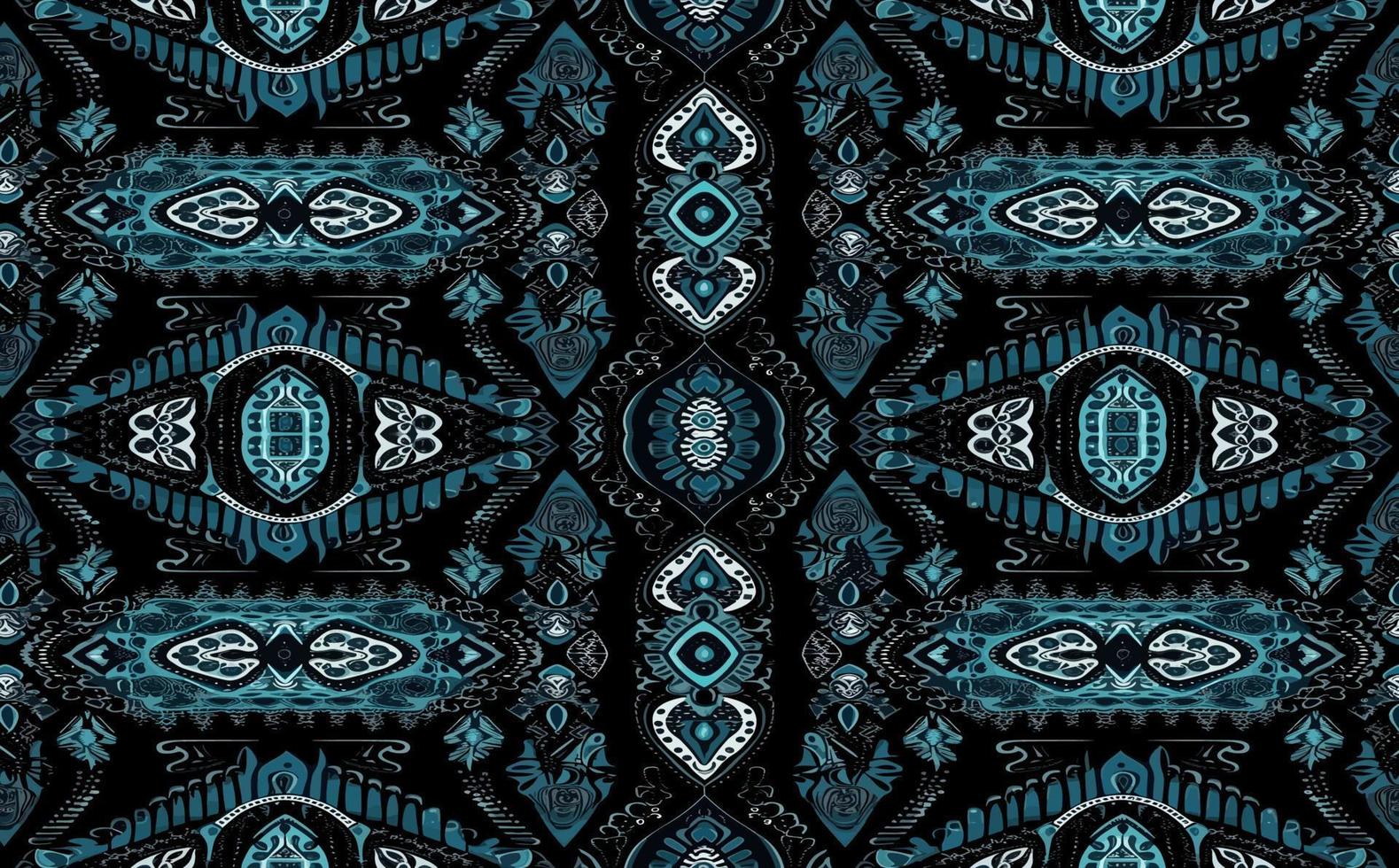 etnisch abstract ikat patroon. naadloos patroon in stam, volk borduurwerk, Mexicaans stijl. aztec meetkundig kunst ornament print ontwerp voor tapijt, behang, kleding, inpakken, kleding stof, omslag, textiel vector