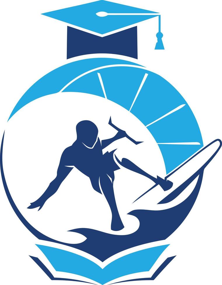 surfing logo ontwerp vector