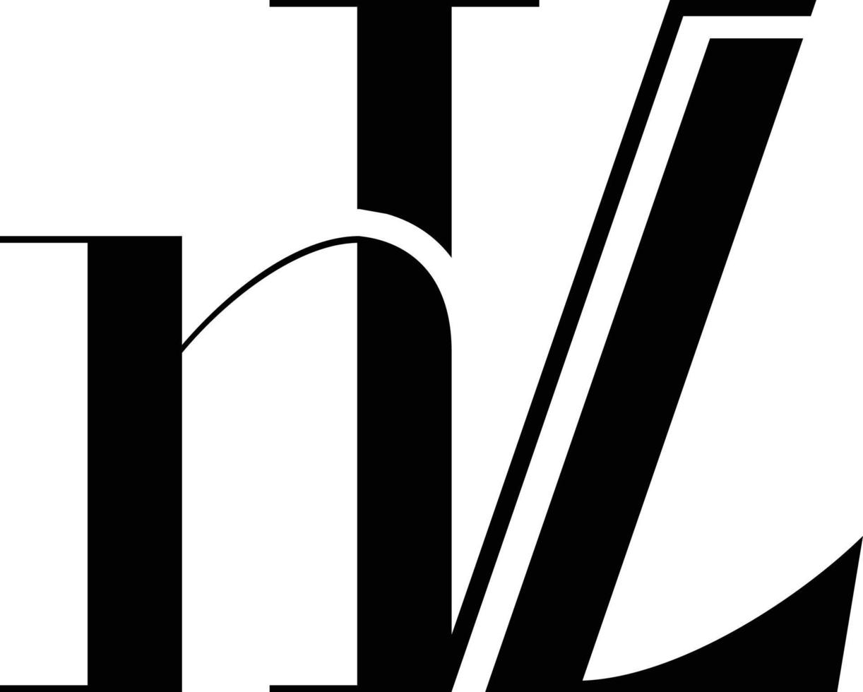 nvl modern logo ontwerp vector