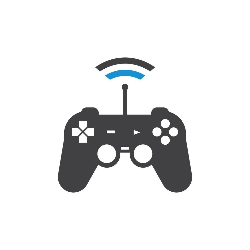 video spel controleur logo icoon vector illustratie