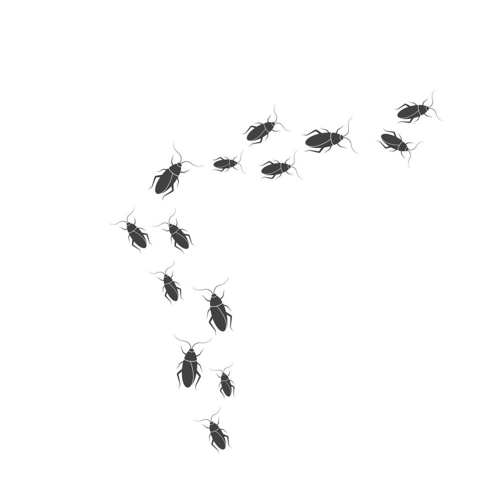 kakkerlakken vector icoon illustratie ontwerp