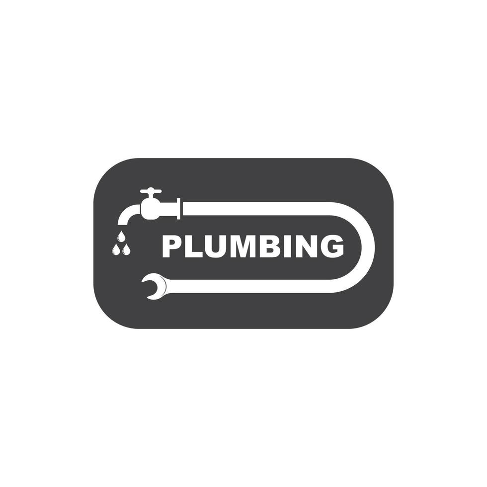 loodgieter vector illustratie logo icoon