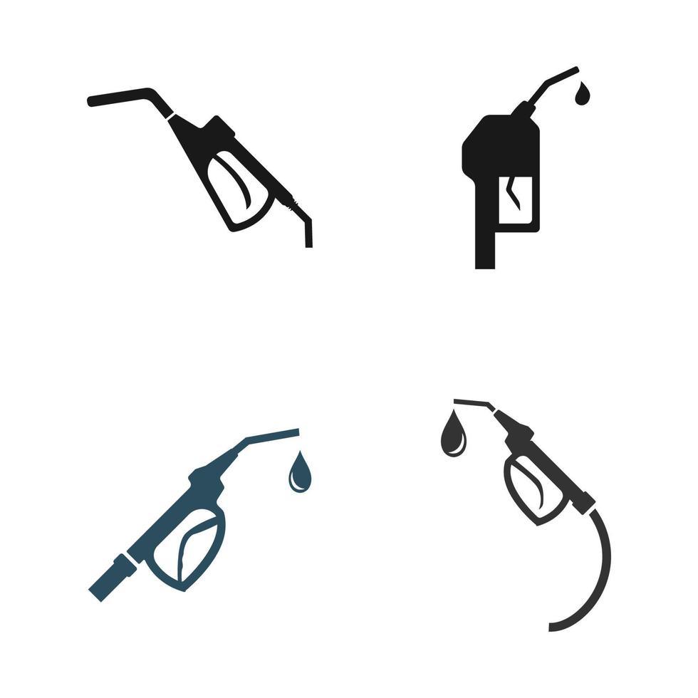 benzine pomp mondstuk vector logo sjabloon.