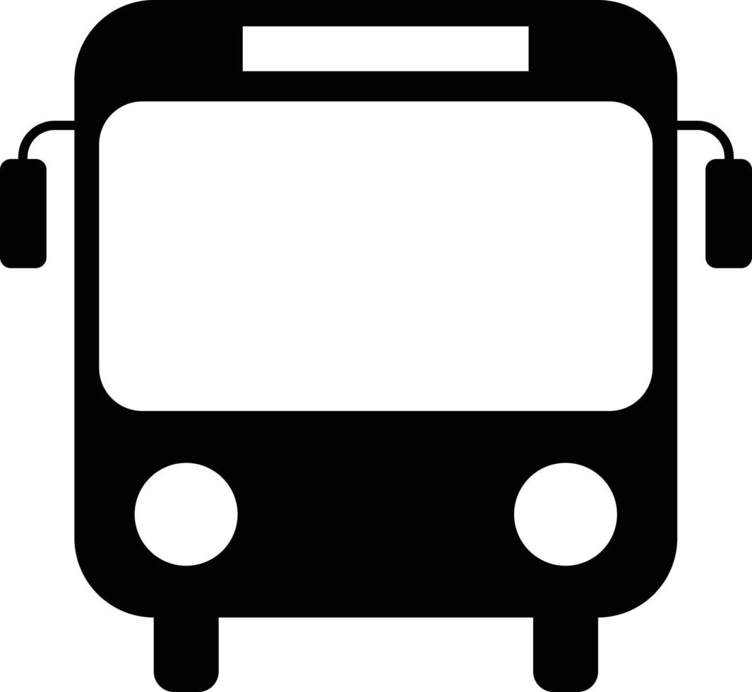 bus icoon geïsoleerd Aan wit achtergrond vector