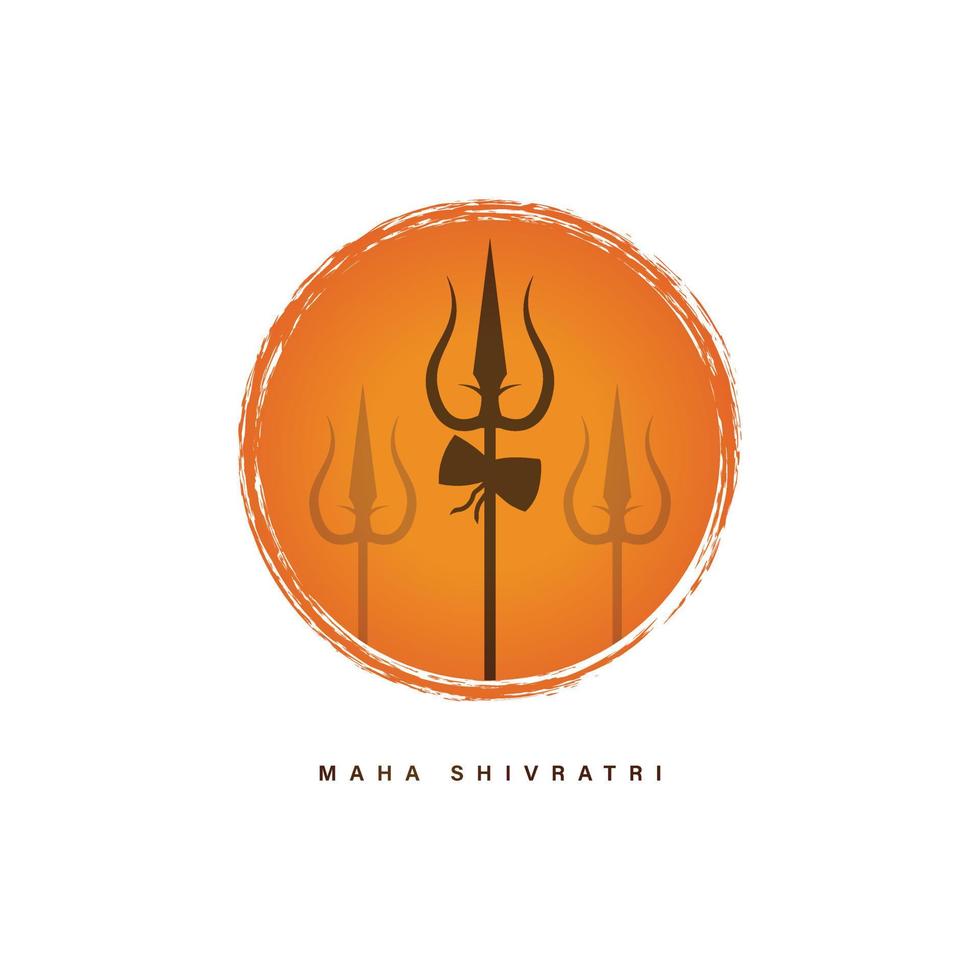 gelukkig maha shivratri vector illustratie