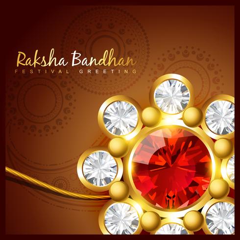 raksha bandhan festivalontwerp vector