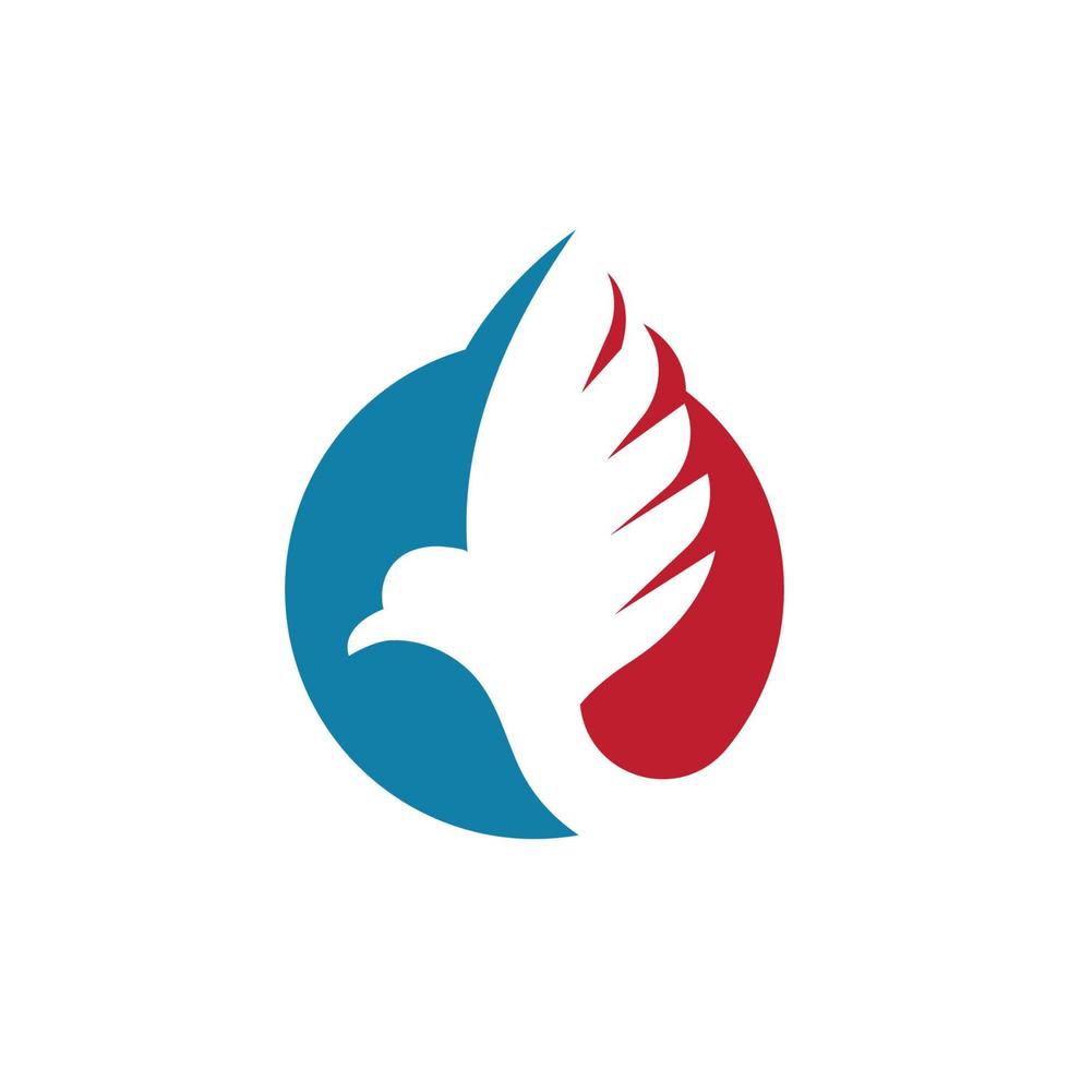 valk adelaar vogel logo sjabloon vector