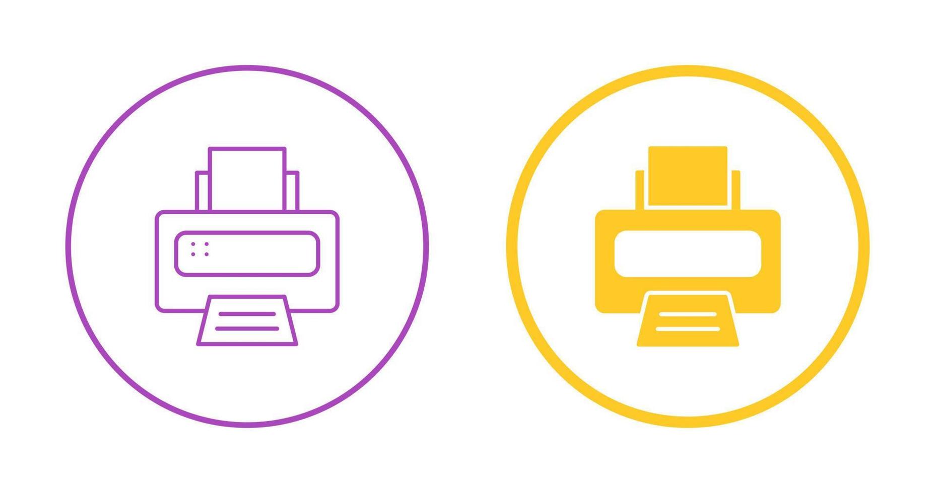 printer vector pictogram