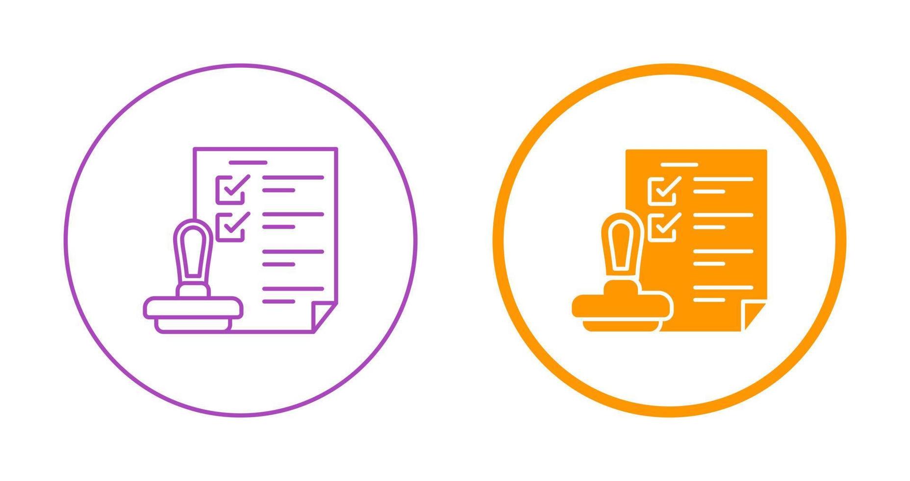 stempel vector pictogram