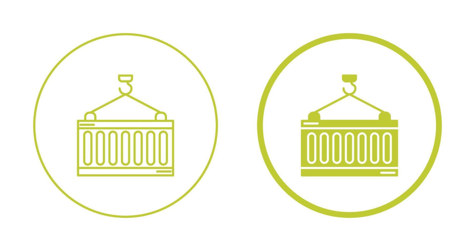 container vector pictogram