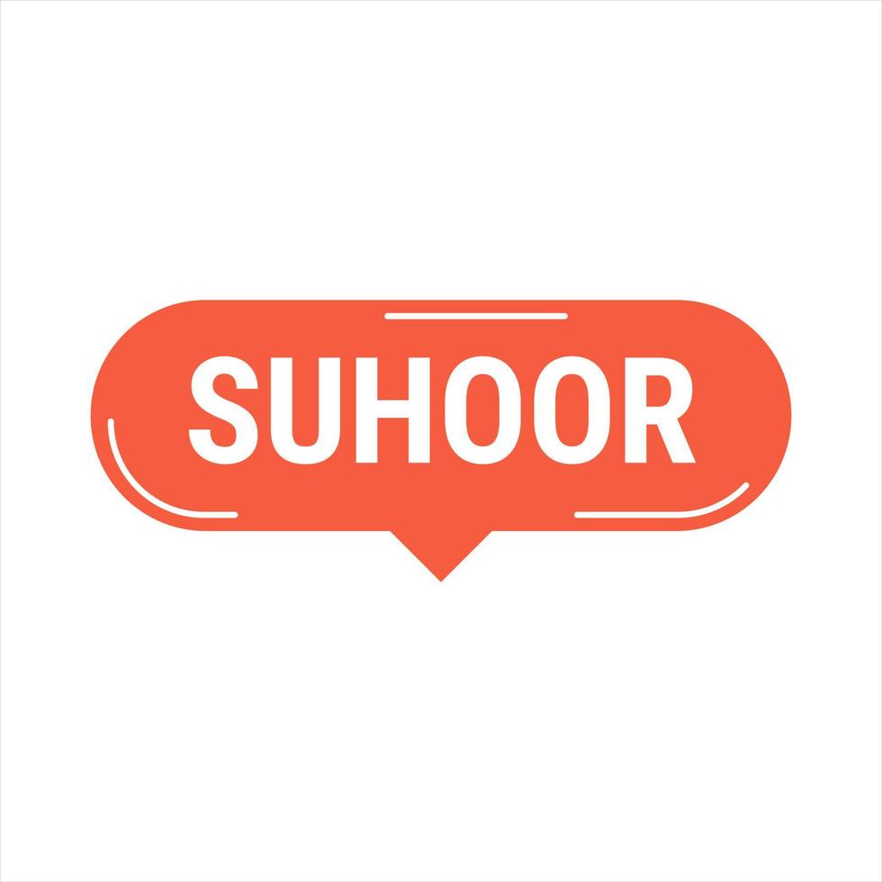 suhoor essentials tips en trucs voor een gezond Ramadan. rood vector uitroepen banier