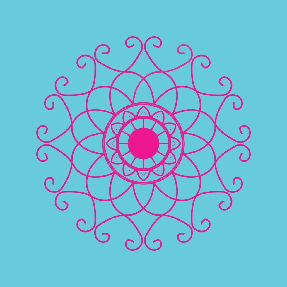 mooi mandala kunst ontwerp vector