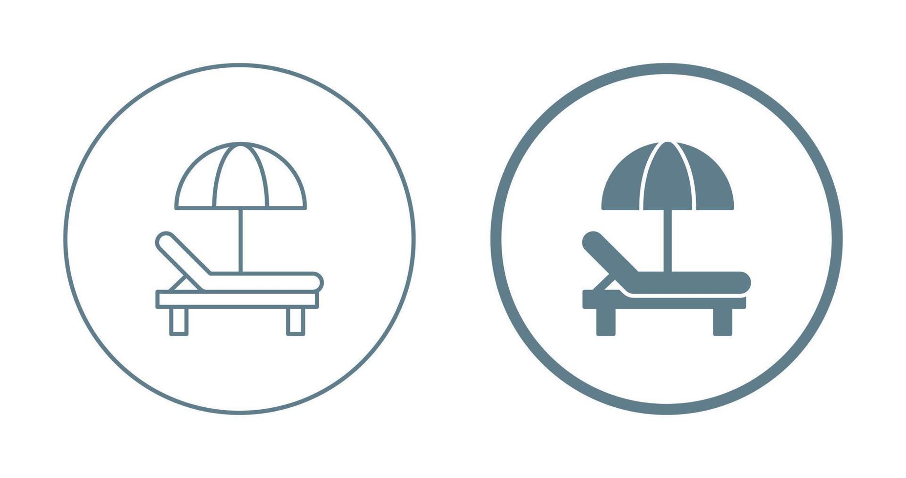 zonnebank vector pictogram