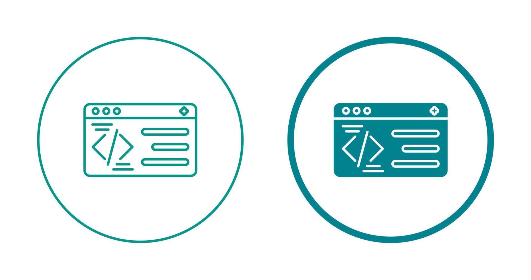 vector pictogram programmeren