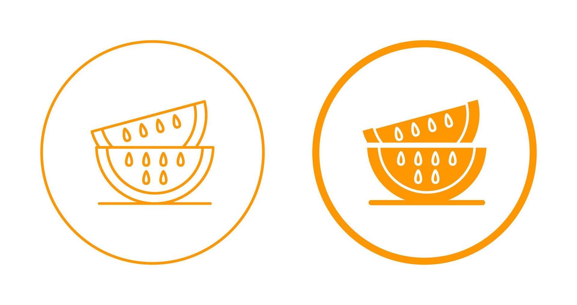 watermeloen vector pictogram