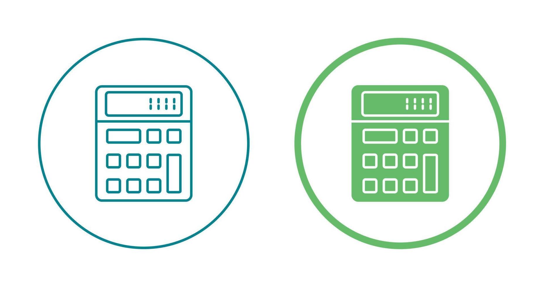 rekenmachine vector pictogram