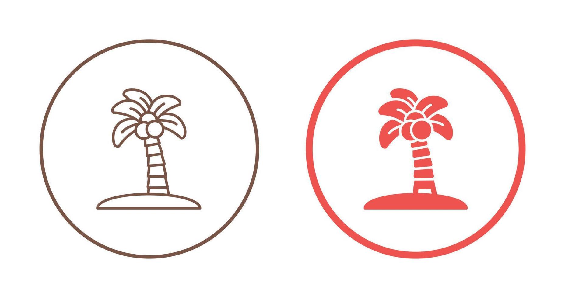 palm boom vector icoon