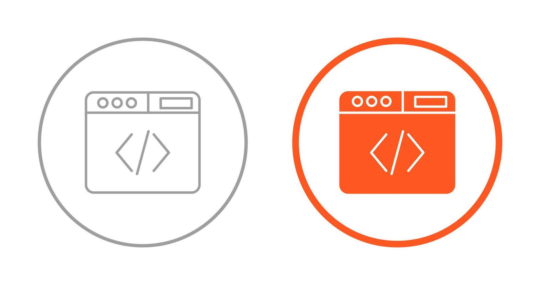 browser vector pictogram