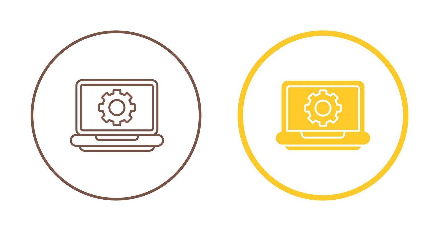 laptop vector pictogram