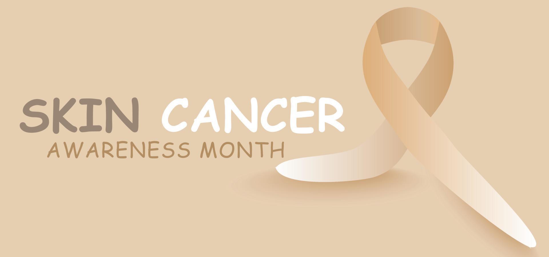 huid kanker bewustzijn maand kunnen. sjabloon achtergrond, banier, kaart, poster. vector illustratie.