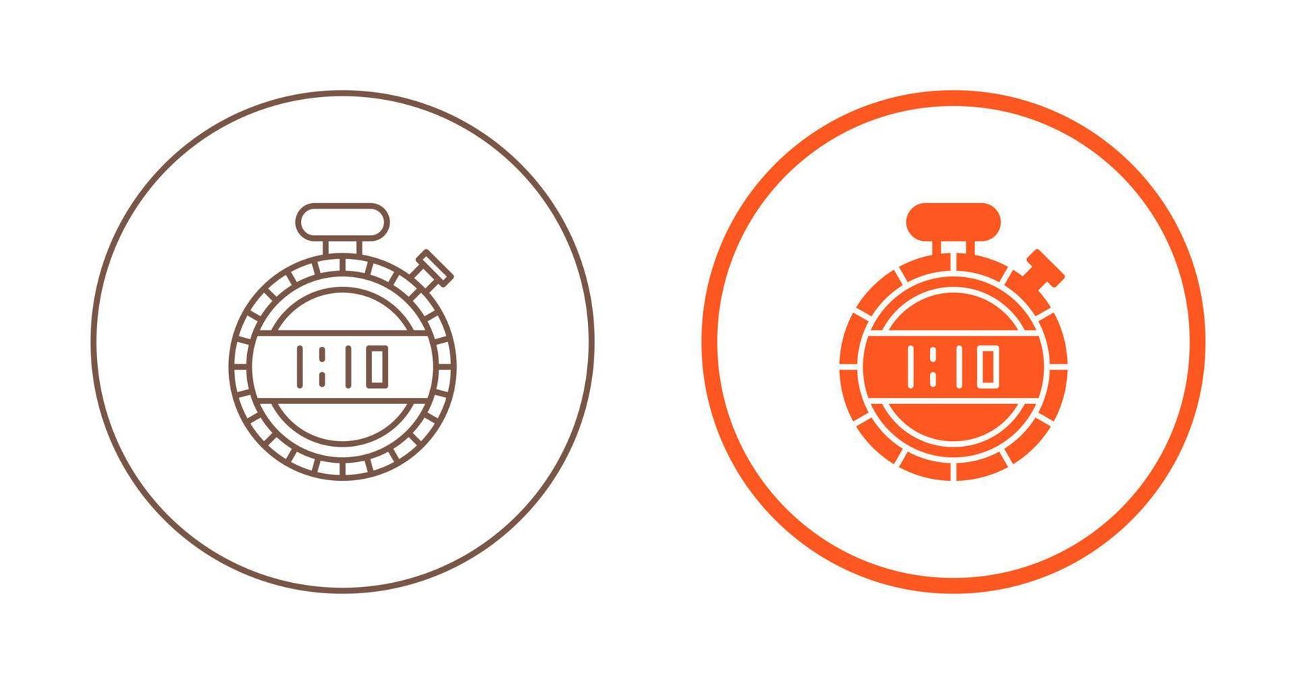 stopwatch vector pictogram