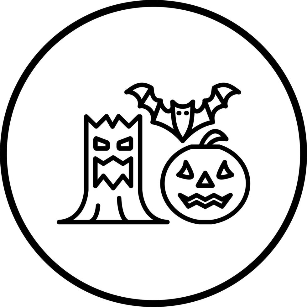 halloween vector icoon stijl