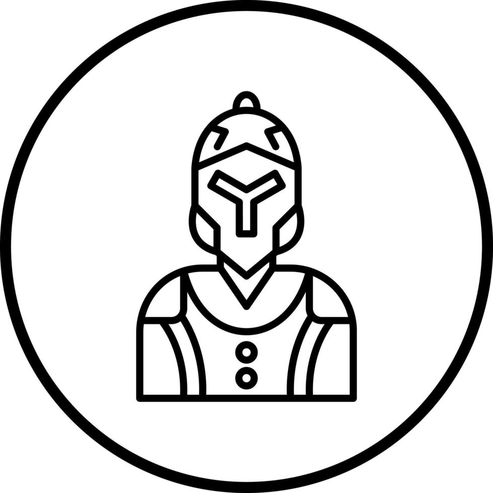 ridder vector icoon stijl