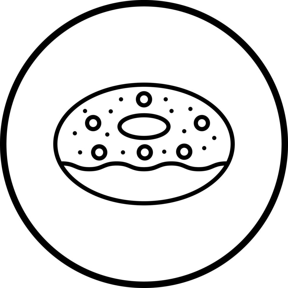 vector ontwerp donut vector icoon stijl
