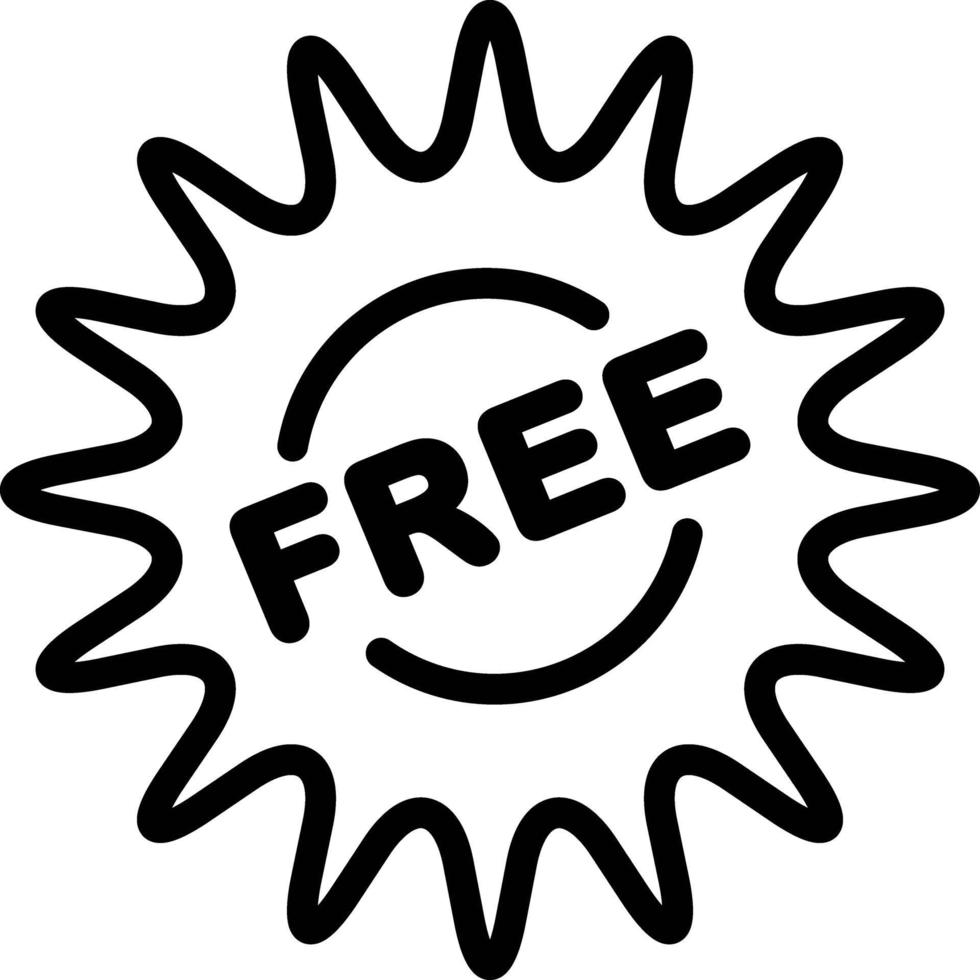 lijn pictogram gratis vector