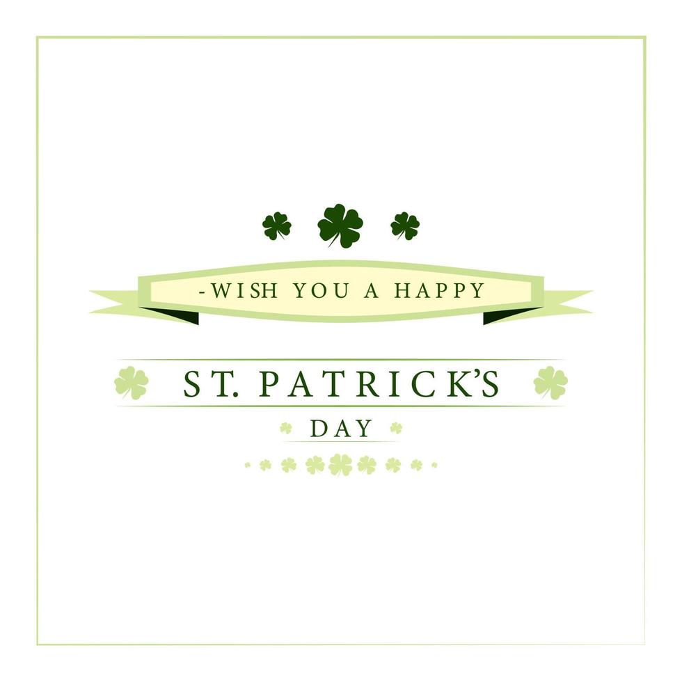 st Patrick dag vector illustratie