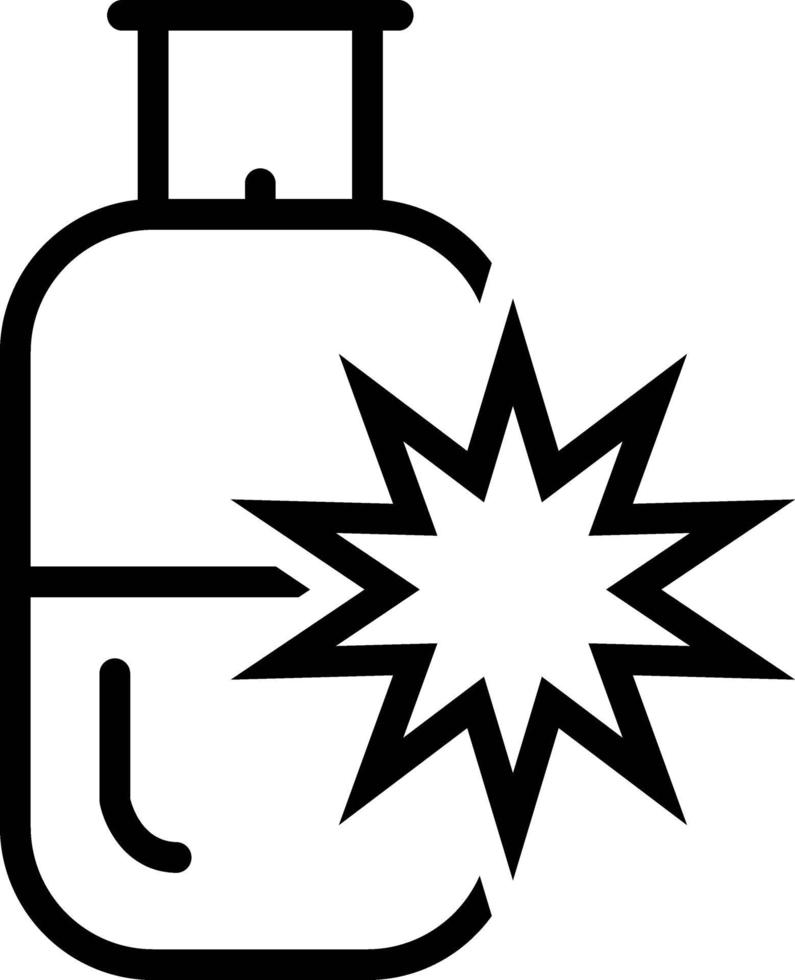 lijnpictogram voor blaster vector