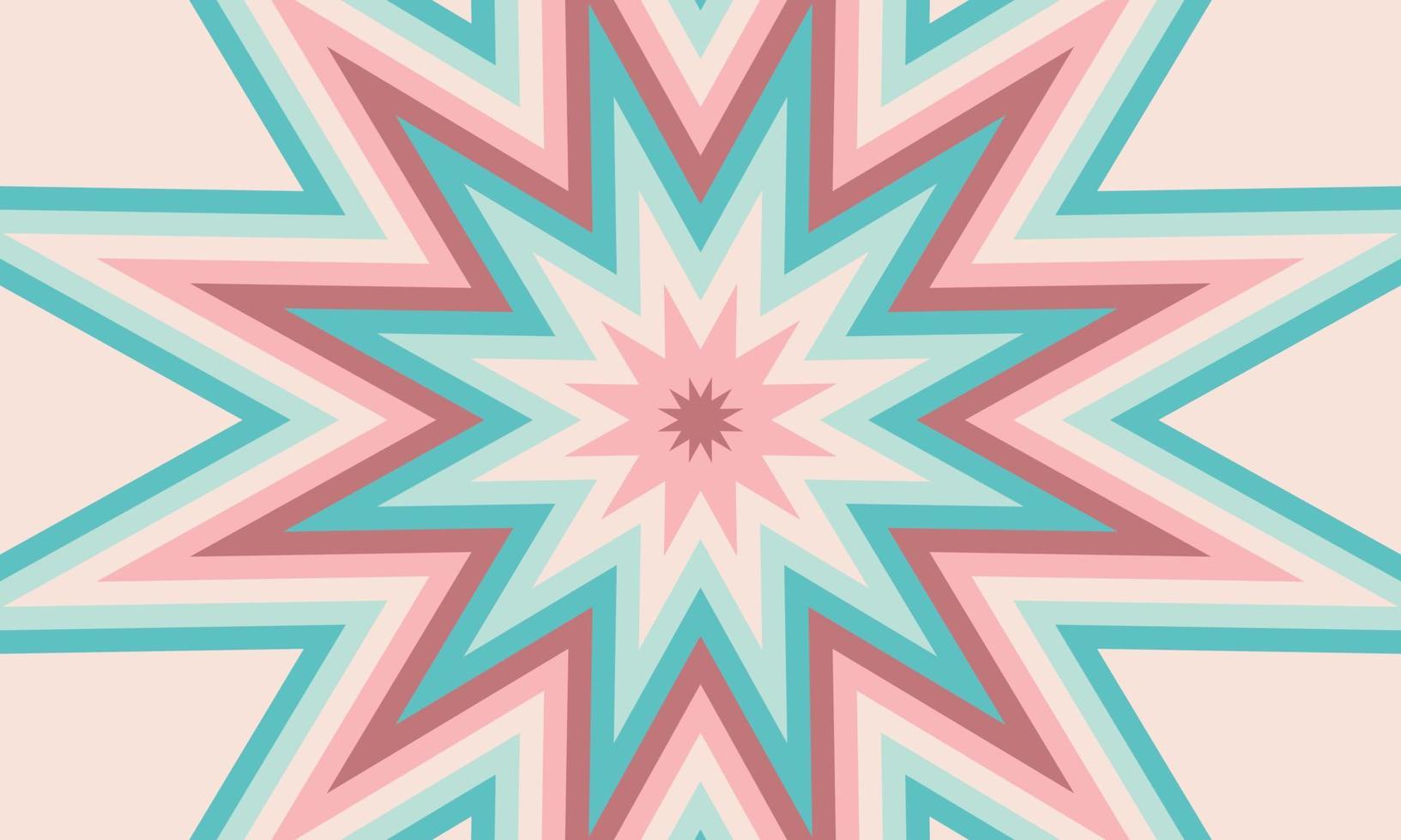 ster motief abstract achtergrond ontwerp met mooi kleur variaties vector