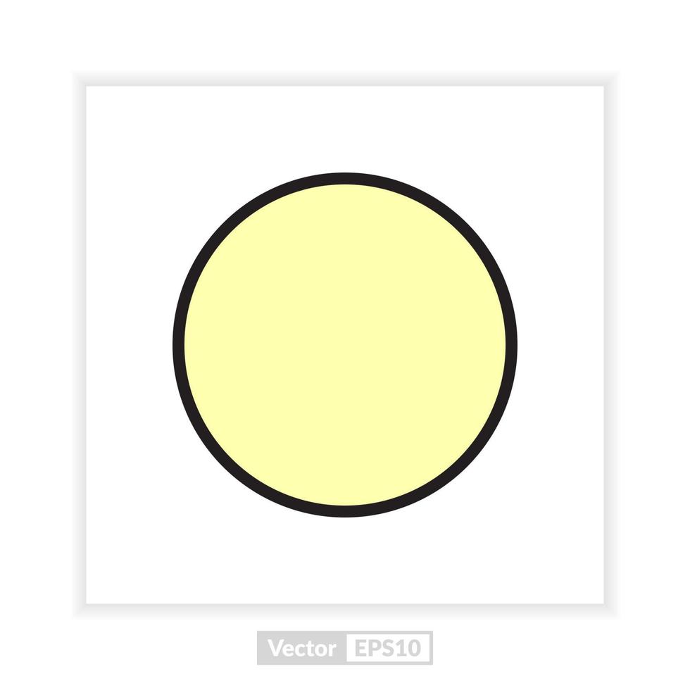 cirkel vorm illustratie vector grafisch