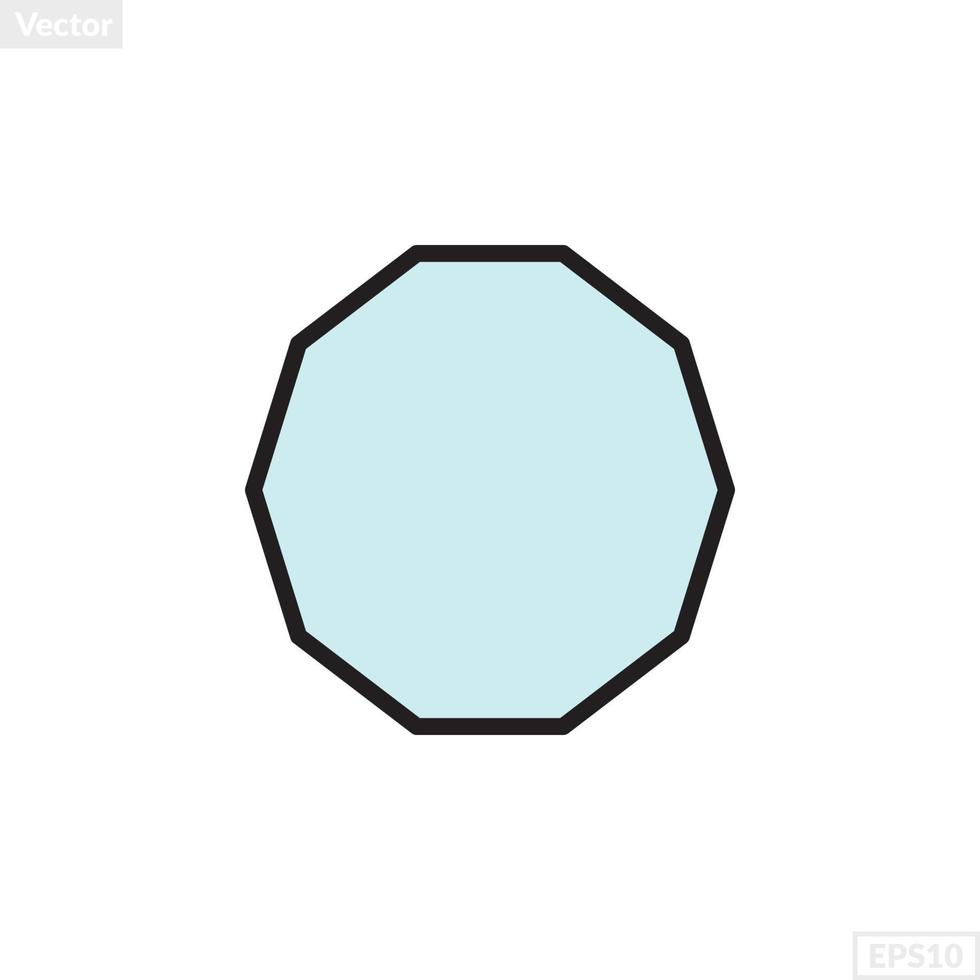 tienhoek vorm illustratie vector grafisch
